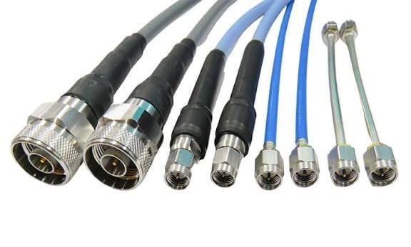 RF and coaxial cable assemblies with N-type and SMA connectors